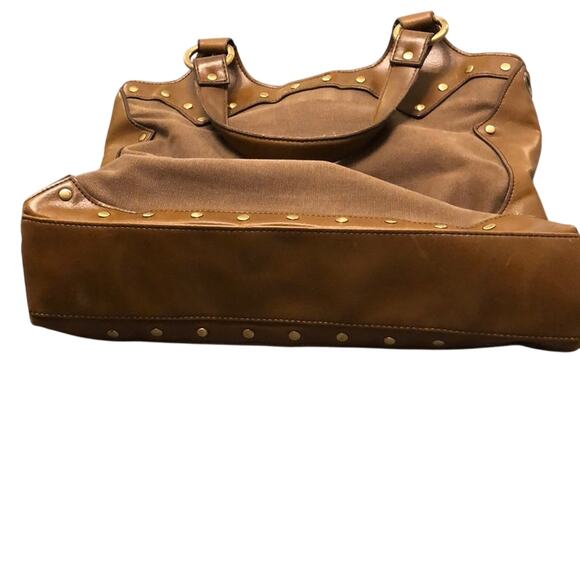 The Limited Brown Embroidered Sequin Purse Boho Retro Y2K - Picture 5 of 8